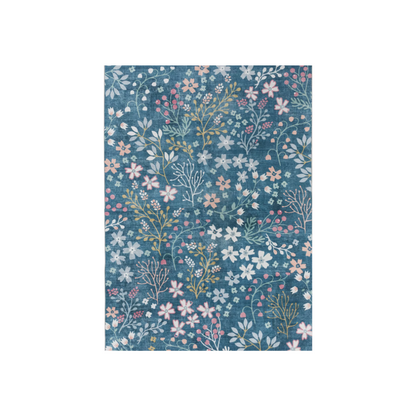 Meadow Mornings Teal Turquoise Blue Floral
