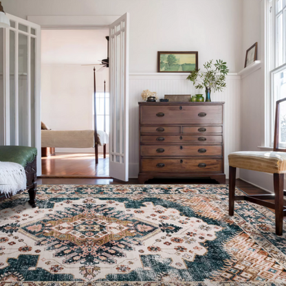 Persian Mirage Ivory, Dark Blue With Subtile Tones To Compliment
