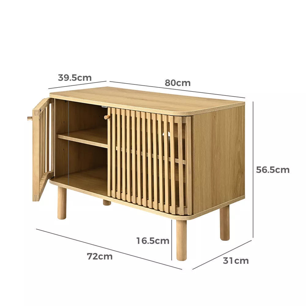 Modern Scandinavian Storage Side Unit